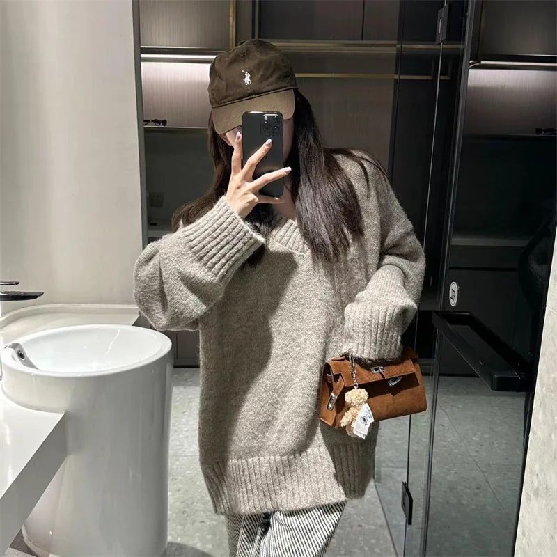 Maglione con scollo a V -