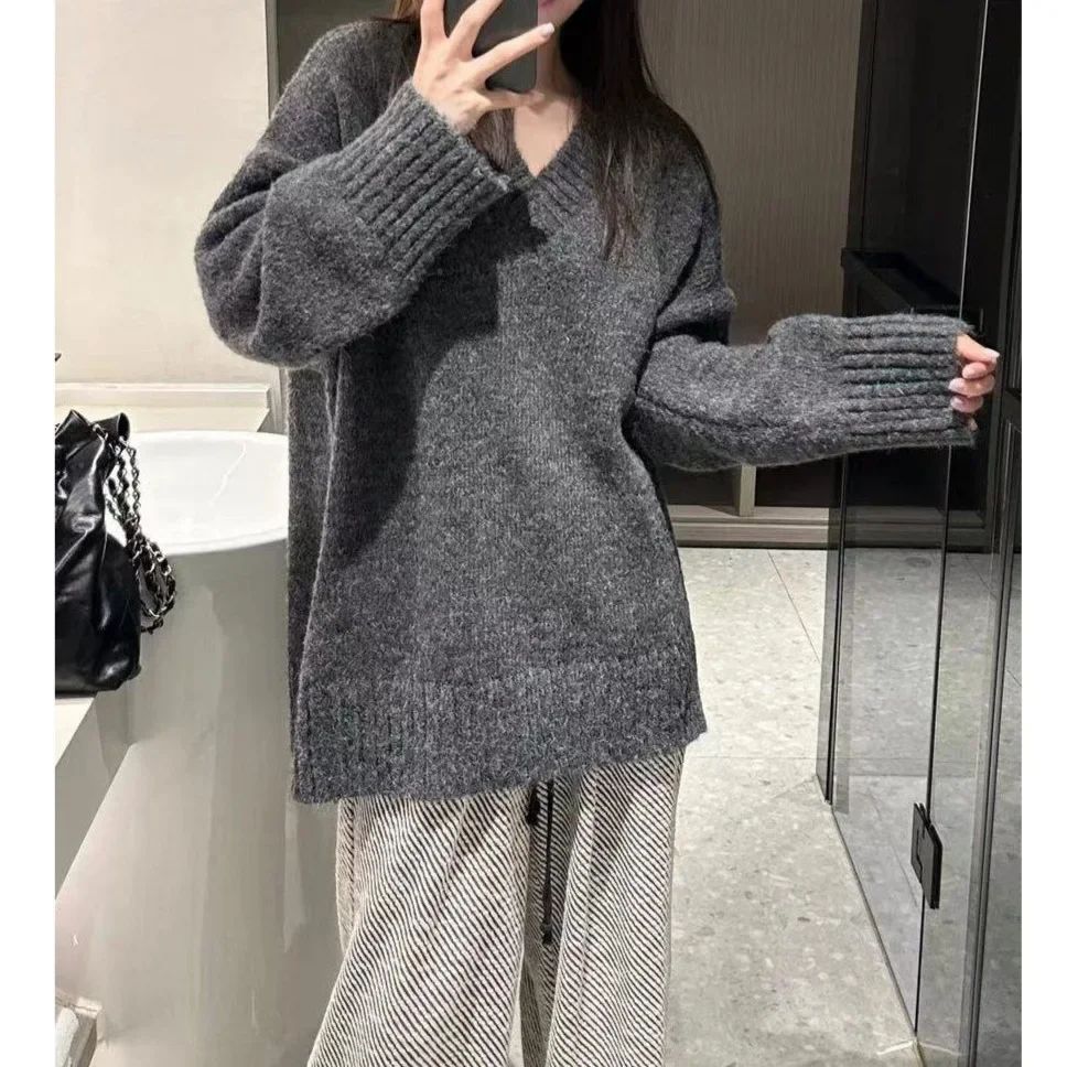 Maglione con scollo a V -